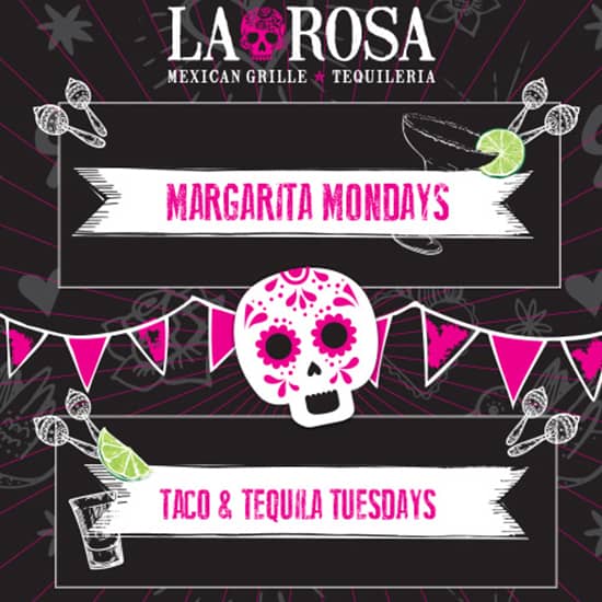 Margarita Mondays and Taco & Tequila Tuesdays