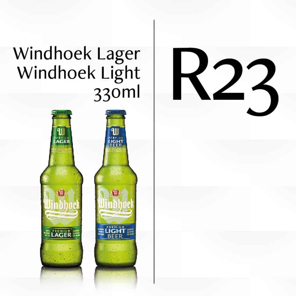 Windhoek Lager & Light 440ml
