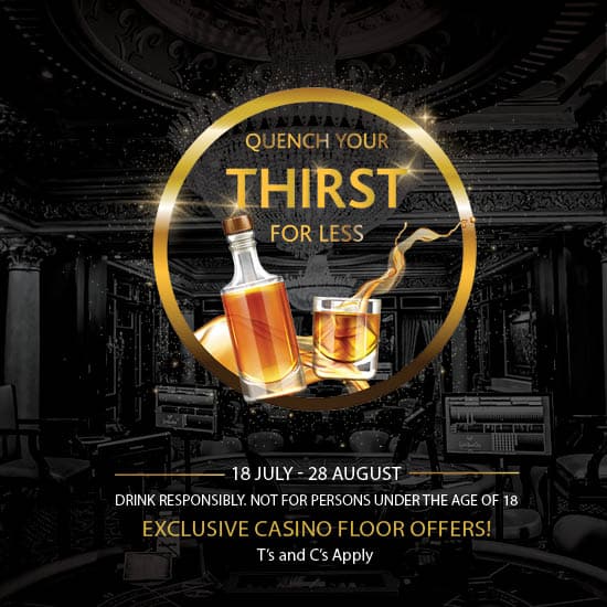 Drinks Deals That Will Warm Your Wallet On Our Casino Floor