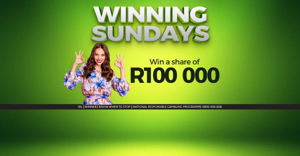 Make it a favolosa Sunday at Montecasino with our Winning Saturday promotion and stand a chance to win your share of R100 000 in CASH!